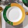 Porcelain Porcelain Deep shade "Malachite box", 340 ml, D = 20 cm