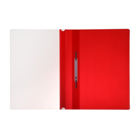 Folder - Calligrata Grounder, A4,160 microns, red, transparent top-3