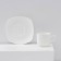 Service Porcelain TeaX ILONA, 12 items: 6 cups 200 ml, 6 saucers, white color