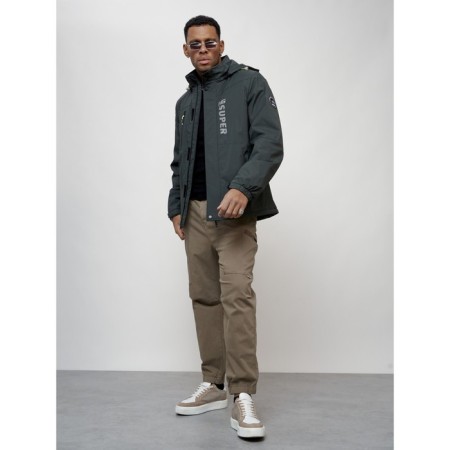 Sports male jacket, size 54, dark gray color