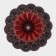 Baking form 26x10.5 cm volcano color red