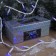 Garland "thread" 10 m, IP65, UMS, white thread, 100 led, glow blue, 220 V
