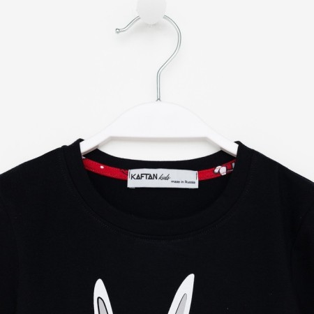 Пижама для девочки новогодняя KAFTAN "Bunny Family", размер 32 (110-116)-6
