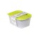 A set of plastic containers with Oursson steam.