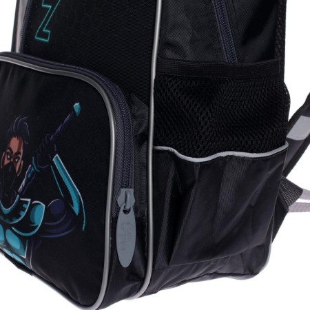 School backpack, 37 x 26 x 13 cm, ergonomic back, calligrata orth "ninja"-12