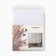 Curtain without curtain tape 160x170cm, art. K159, white, PE 100%