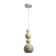 Lamp "Breeze" E27 40w beige 12x12x35cm
