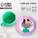 Tea couple ceramic "lavender", mug 200 ml, saucer 13 cm, green color