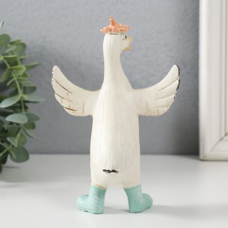 Souvenir Polystone "Dancing Goose" 10x7x15 cm-2