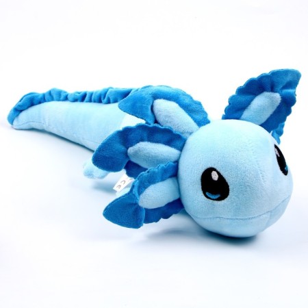 Soft toy "Axolotl", 45 cm, blue color