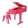Musical toy "piano", pink color