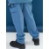 Pants for boys, height 134 cm, gray color