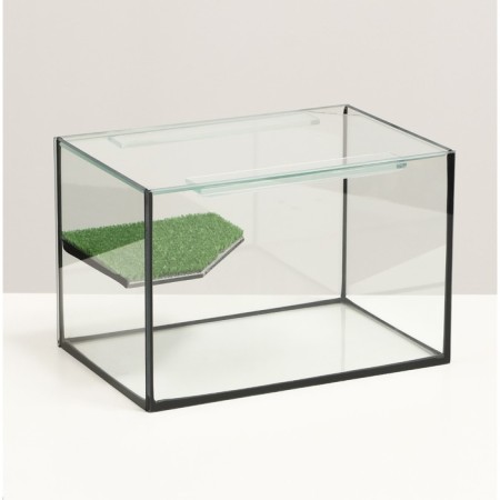 Terrarium with cover glass and bridge 12 liters, 30 x 20 x 20 cm