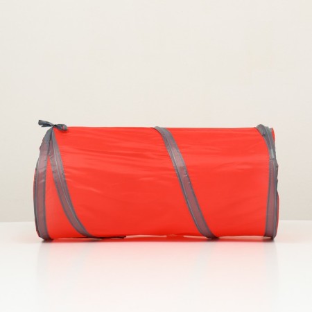 Tunnel for cats with a toy, 50 x 25 cm, red-3