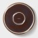 Porcelain dining plate Magistro Garland, D = 22.5 cm, blue color