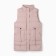 Warmed female vest, beige color, size 44