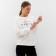 Female sweatshirt, cream color, size 44-46 (m)