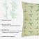 Pillow "Ethel", suction - bamboo, 70x70 cm, tick