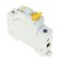 The switch is automatic, single -pole, 10a