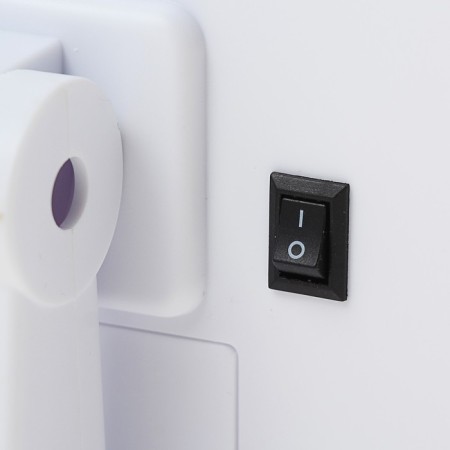Luazon KZ-06 mirror, backlight, 26.5 x 16 x 12 cm, 22 diodes, sensory button, white-7