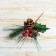 Decor "Winter Magic" needles berry berries 19 cm