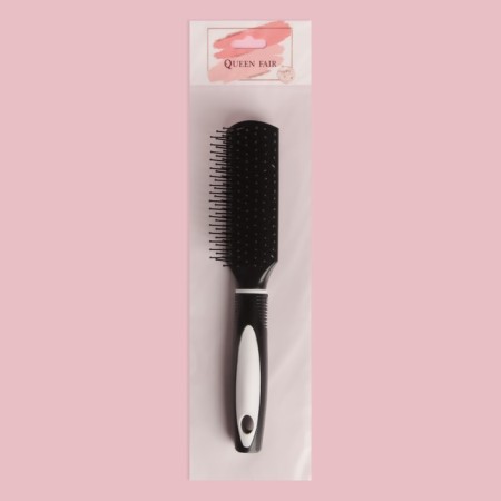 Massage comb, 3.8 × 23.2 cm, black/white color-4