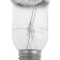 Infrared lamp, 250 watts, E 27, 220V, wavelength 1100-1150 nm, white sausage