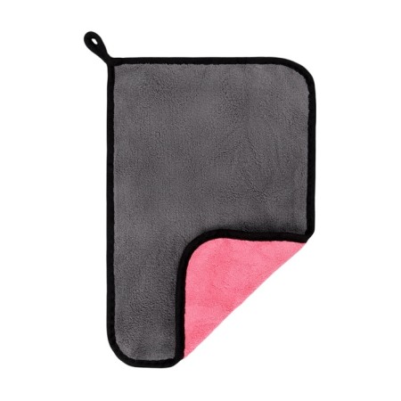 A car for washing a car, Cartage, microfiber, 800 g/m², 20 × 30 cm, pink-gray-3