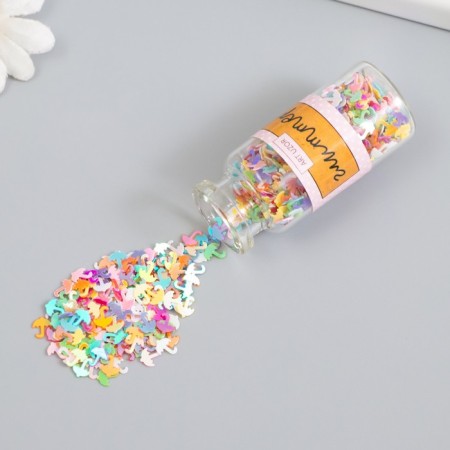 Glitter in the jar "Rainbow umbrellas" set of 3x6 g set 3 pcs 5x2x2 cm-1