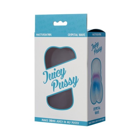 Masturbator Realistic Toyfa Juicy Pussy Crystal Wave, TPE, 13.5 cm-7