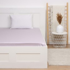 Sheet of Ethel Lilac Field, 220x215 cm, Maco-Satin, 114g/m2, 100% cotton