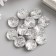 Buttons plastic for creativity "Round with faces" set of 12 pcs 1.5x1.5 cm
