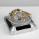 Star for jewelry is universal, rotating 360 degrees, 10 × 10 × 4.5cm, silver color