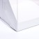 Confectionery box with a plastic lid, white 20.5 x 20.5 x 14 cm