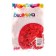 Latex ball 12 ", pastel, set 100 pcs., Red color
