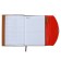 Deliciper of Leduced A5, 140 sheets in a cage, leatherette cover, mix