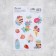 Paper stickers "Sweets", 14 × 21 cm