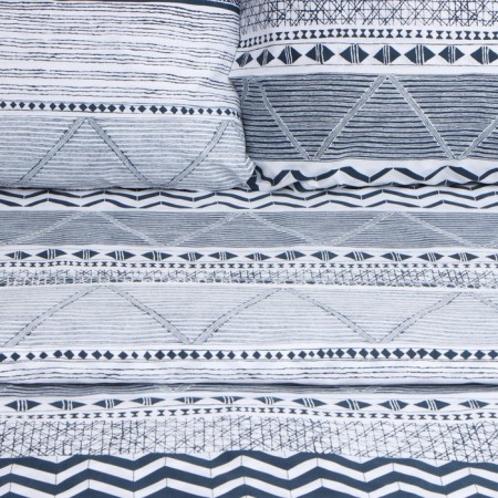 Bed linen Ethel ethnos 200x215 cm, 225x240 cm, 50x70 ± 3 cm - 2 pcs, Novosatin-1