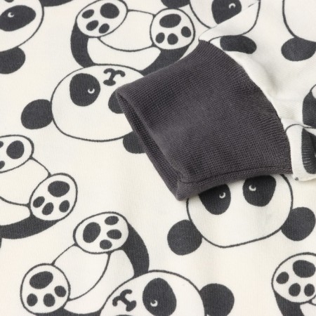 Pajama nursery, milk/gray color, height 98-104 cm-2
