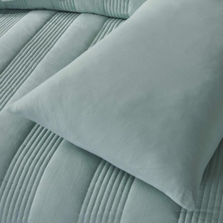 A set with a cabin "Salome", size 230x250 cm, 50x70 cm - 2 pcs, green color-5