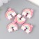 Decor for creativity velvet spraying "Rainbow with a heart" 0.6x1.7x2 cm