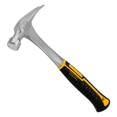 Denzel 10422 gvo hammer, all-metal, two-component handle, 350 g-1