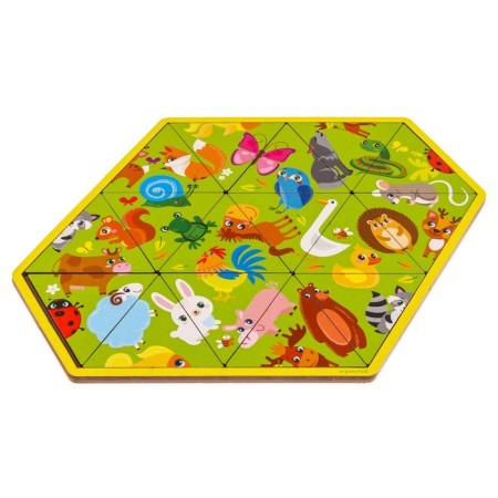 Puzzle "Remember animals", solitaire-2
