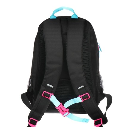 School backpack, 40 x 25 x 13 cm, Grizzly, ergonomic back, laptop department, black-4