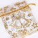 Bager Gift Organza "Bells", 10 x 12 cm +/- 1.5 cm, New Year
