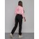 Sports female trousers, size 48, black color