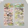 Plastic sticker soft "weapon" mix 24.8x10.5 cm
