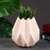 Kashpo - Vase "Triangles" 14x7x7cm, pink