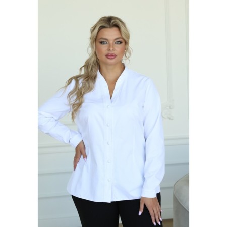 Female blouse, size 52, white color-16
