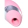 Multifunctional stimulator Flovetta byfa Dahlia, silicone, pink color, 14 cm